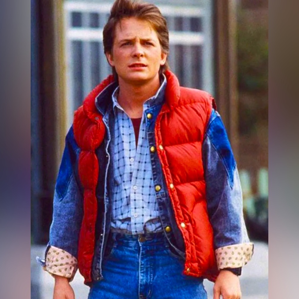 Back to the Future Red Vest✨